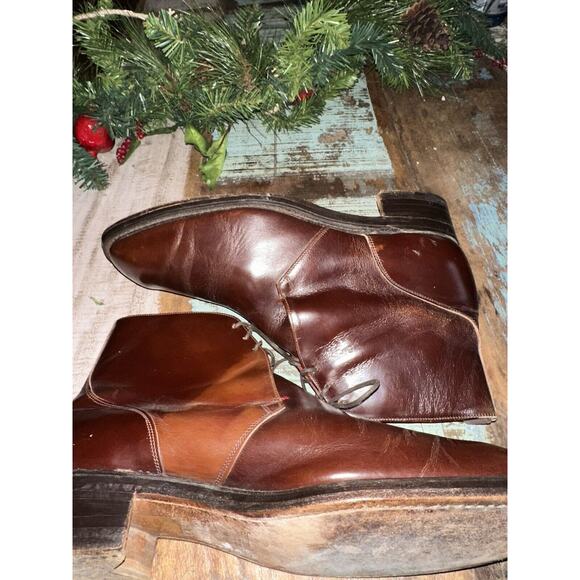 Jeffrey West Leather Chukka Boots With Laces Style 2125 - Picture 3 of 13